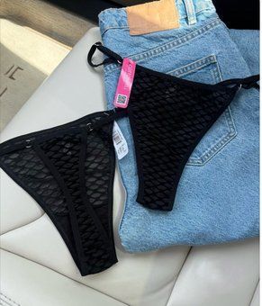 Трусики на регуляторах в сіточку, Чорний, L-XL(95-103 см)